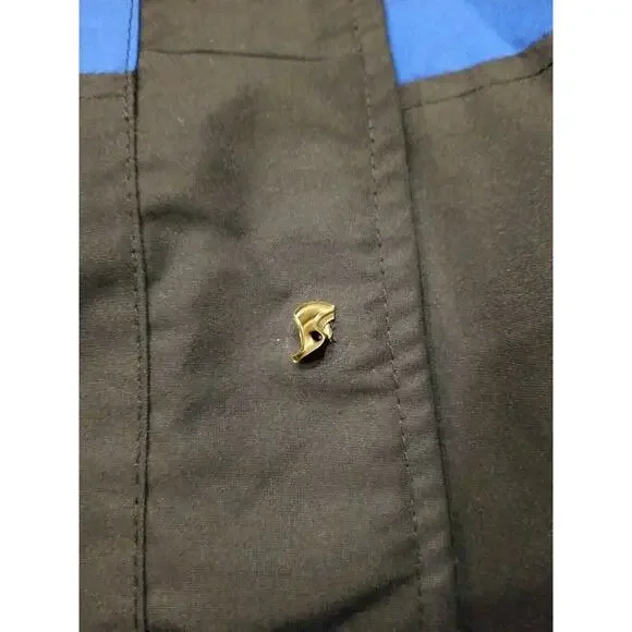 Members Only Men XL Tracksuit Color Block Lined Windbreaker Jacket Hood Vintage - Picture 10 of 16